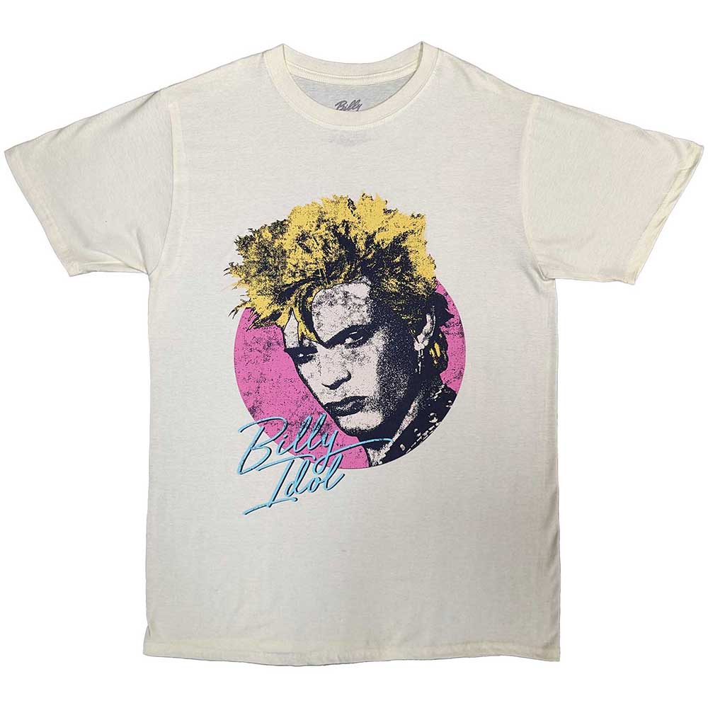 Billy Idol Circle Illustration [T-Shirt]