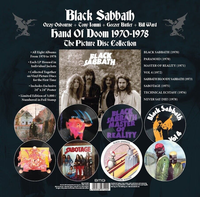 Black Sabbath - Hand Of Doom 1970-1978 (The Picture Disc Collection) (Box Set) (8 Lp's) [Vinyl]