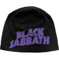 Gorro con estampado de JD y logotipo morado de Black Sabbath