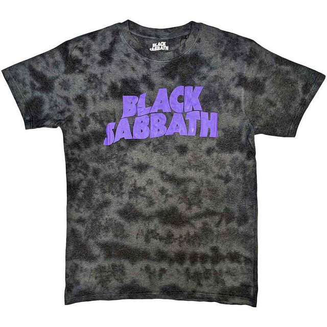 Black Sabbath - Camiseta con el logotipo ondulado