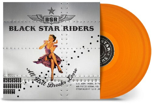 Black Star Riders - All Hell Breaks Loose: Edición del 10.º aniversario (vinilo naranja, funda de LP con solapa desplegable) (2 LP) [Vinilo]