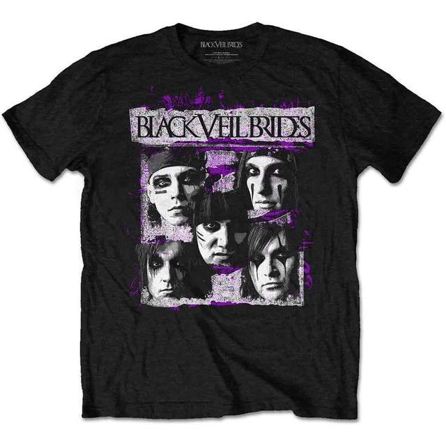 Black Veil Brides Grunge Faces T-Shirt