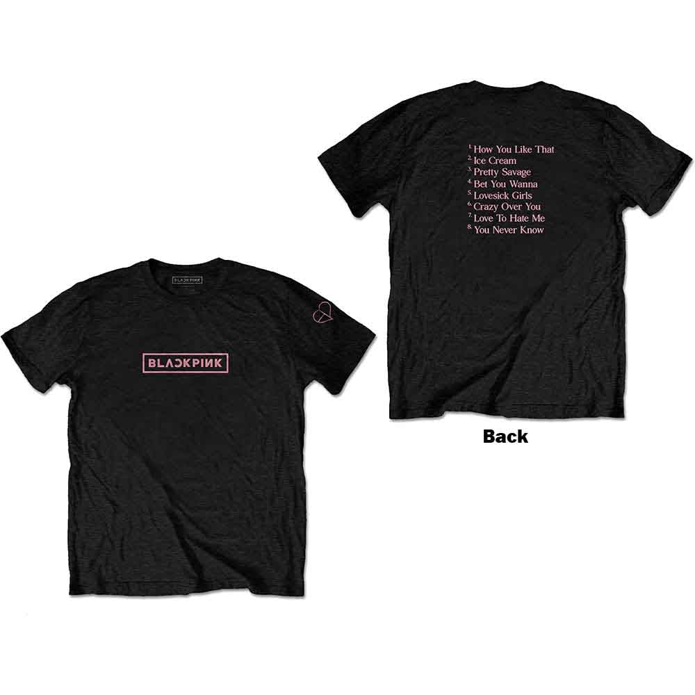 BLACKPINK - The Album Track list [T-Shirt]