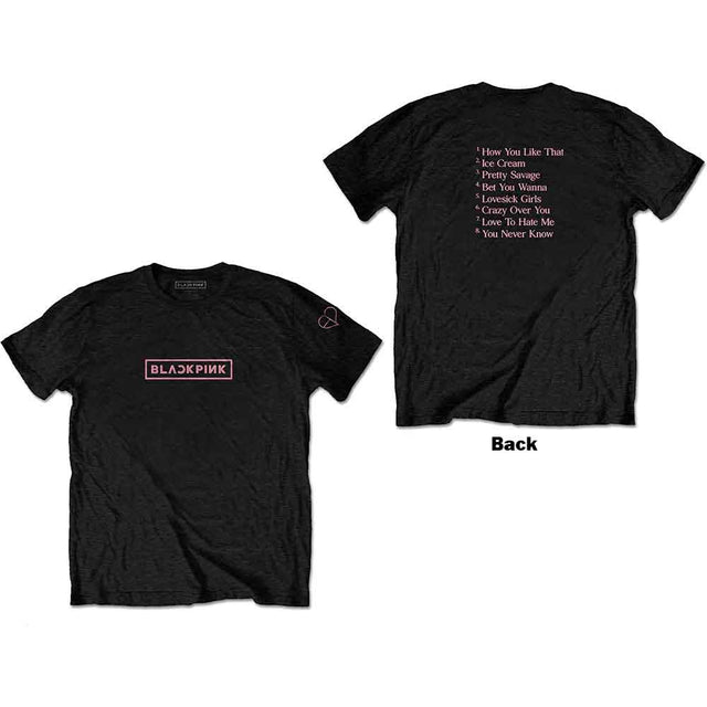 BLACKPINK The Album Track list [T-Shirt]