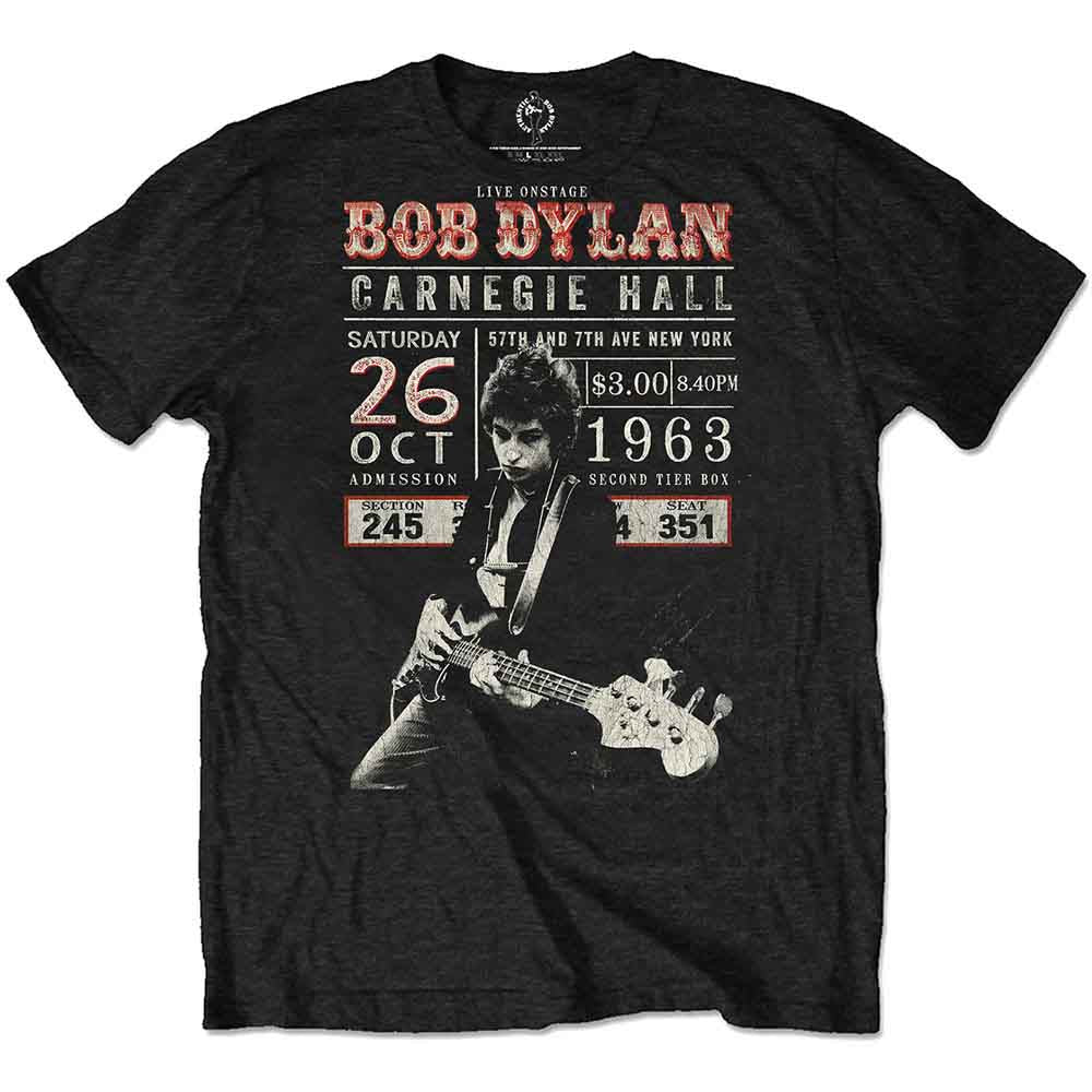 Bob Dylan - Carnegie Hall '63 [Camiseta]