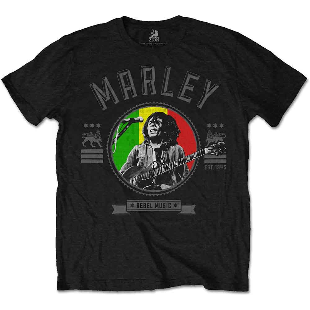 Bob Marley Rebel Music Seal [T-Shirt]