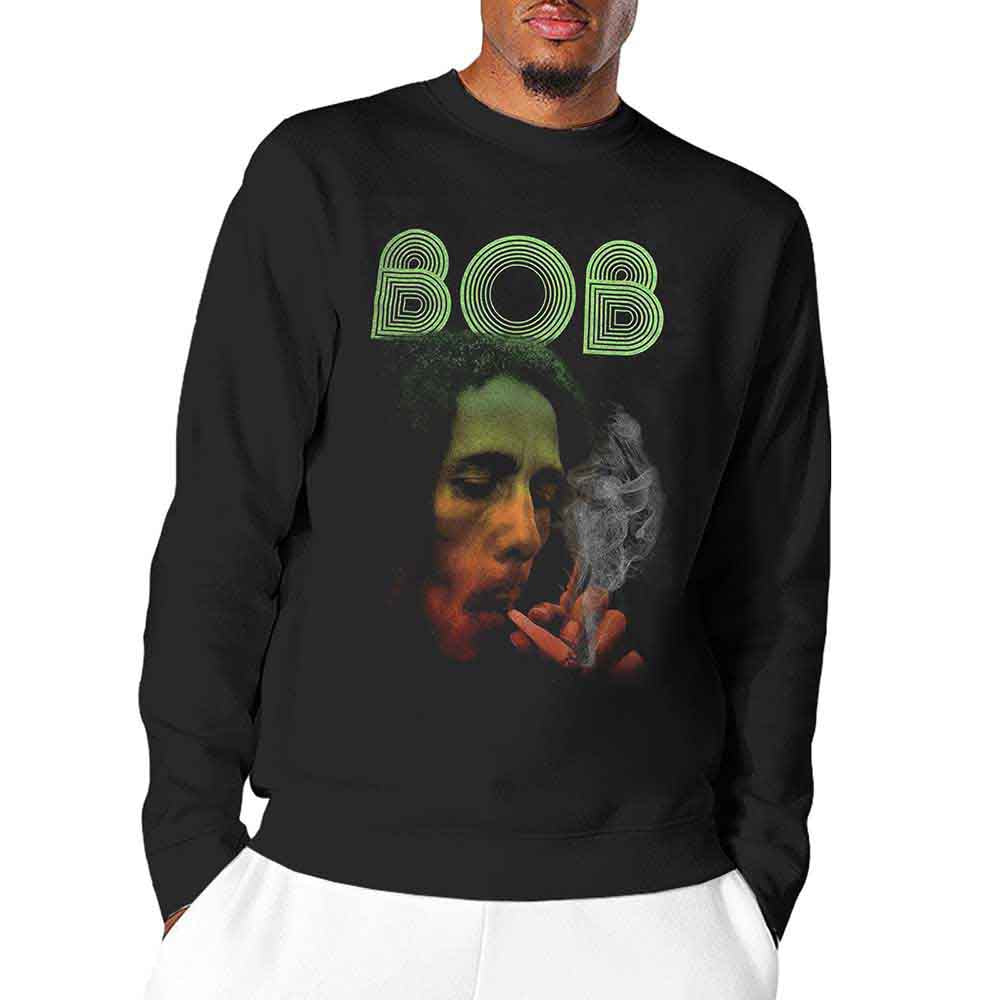 Bob Marley - Humo degradado [Camiseta de manga larga]