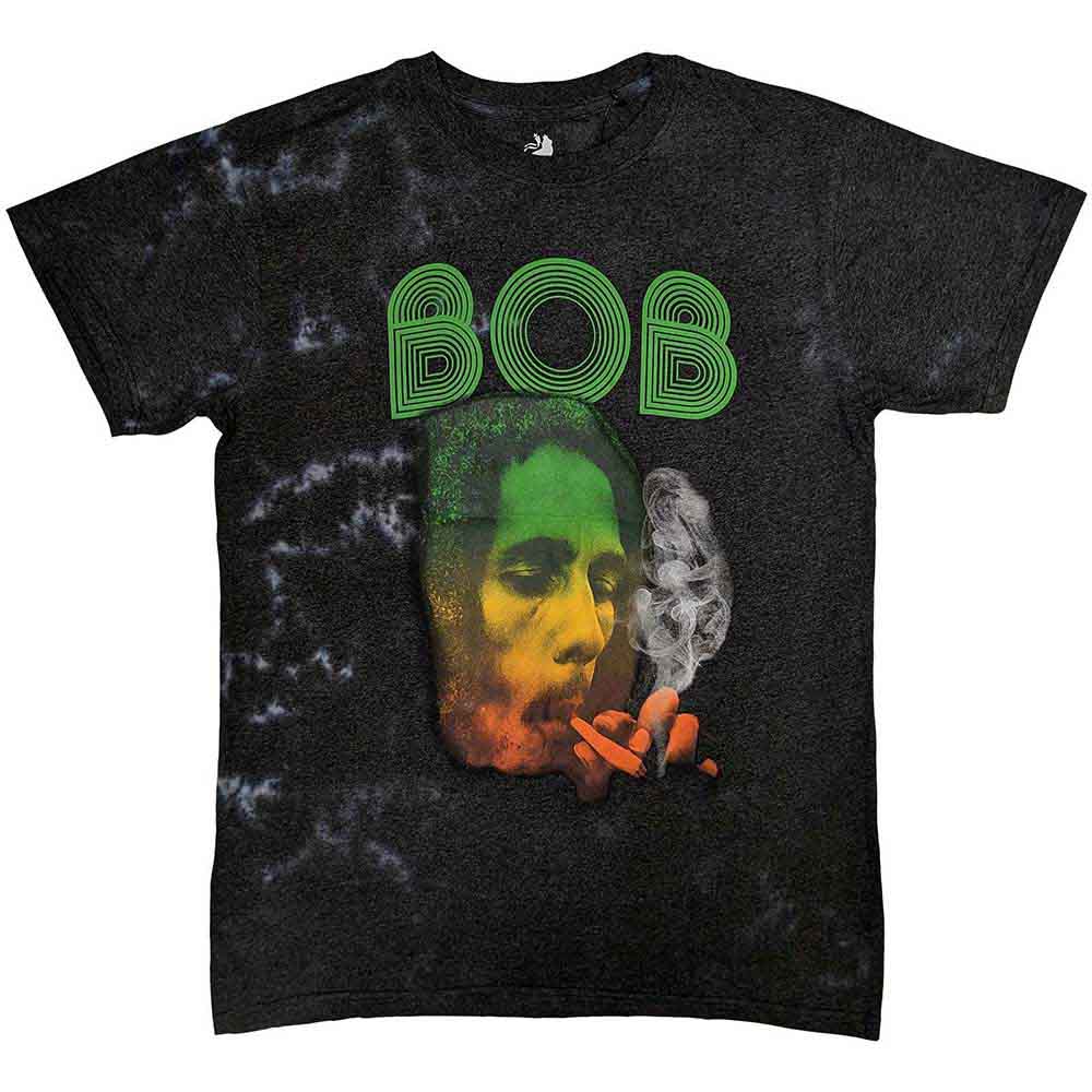 Bob Marley - Camiseta con degradado de humo