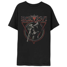 Camiseta de Bon Jovi con el triángulo superpuesto