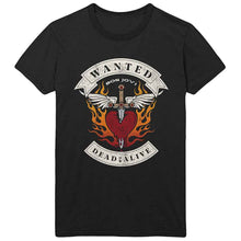 Bon Jovi Wanted Flames [T-Shirt]