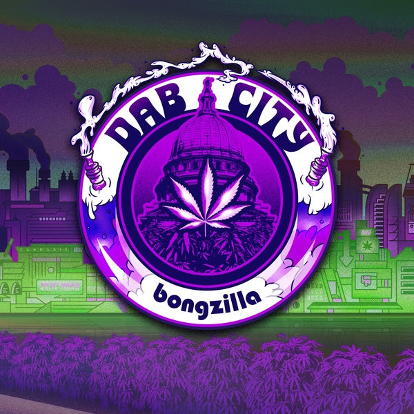 BONGZILLA - Dab City (White/Green/Purple Vinyl) [Vinyl]