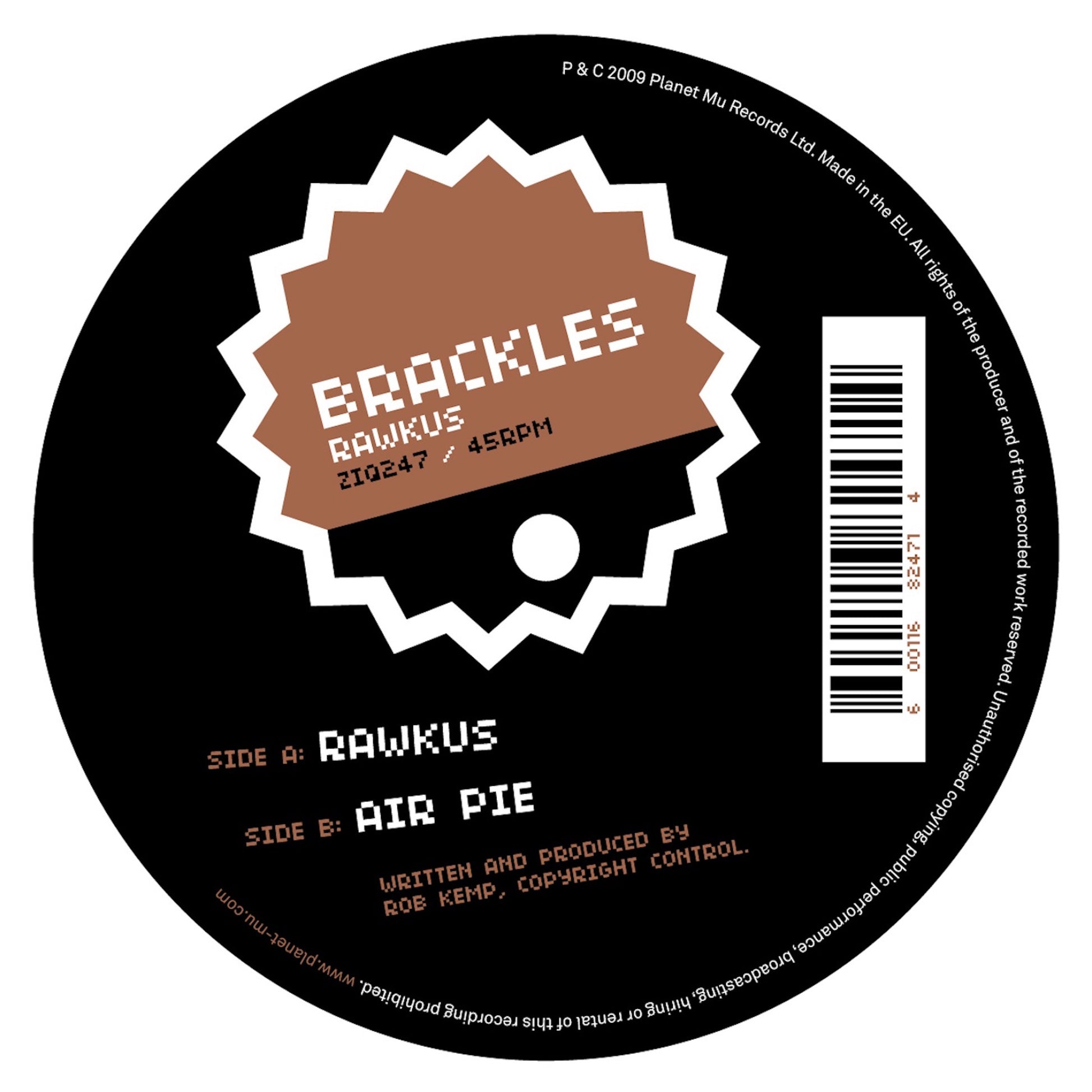 Brackles - Rawkus - 12" [Vinyl] - Paladin Vinyl