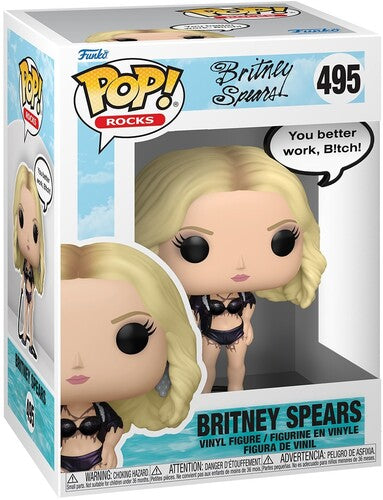 Britney Spears - Funko POP! Sayings: Britney Spears - Work B!tch (Vinyl Figure, Collectible) [Action Figure]