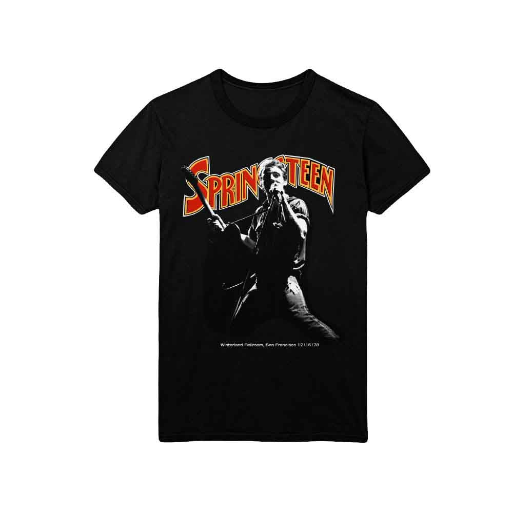 Bruce Springsteen Winterland Ballroom Singing [T-Shirt]