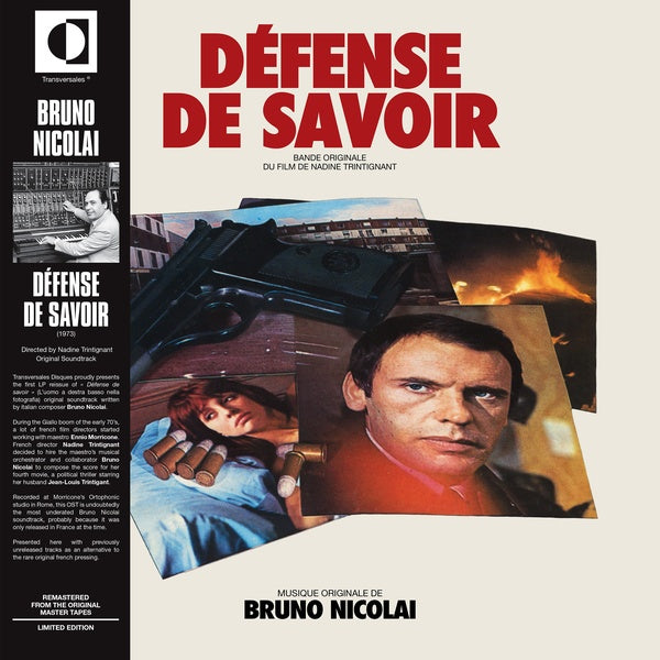 Bruno Nicolai - Defense De Savoir [Vinyl]