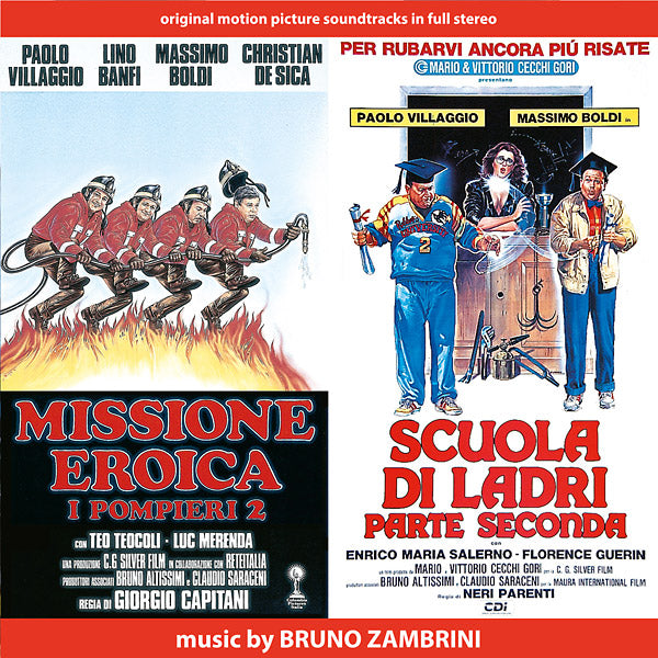 BRUNO ZAMBRINI - Missione Eroica I Pompieri 2 / Scuola Di Ladri Parte Seconda [CD]