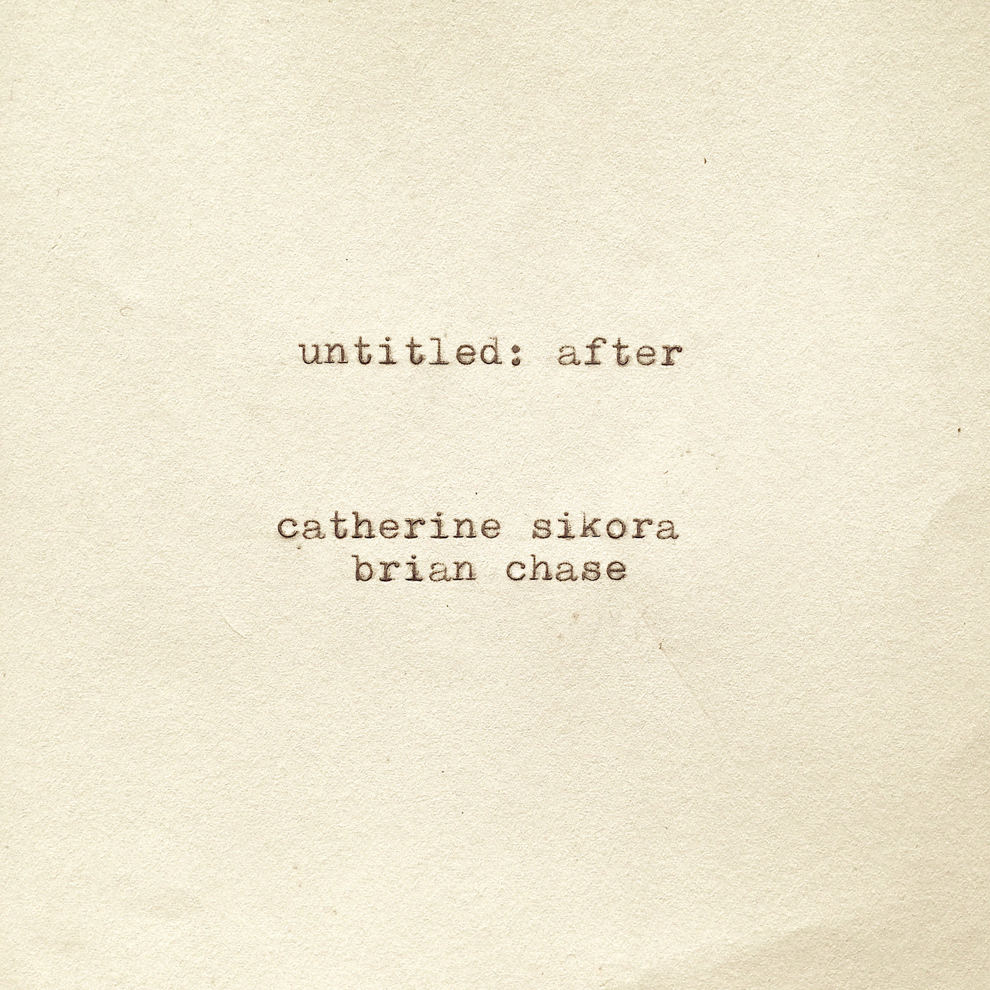 untitled: after [CD]