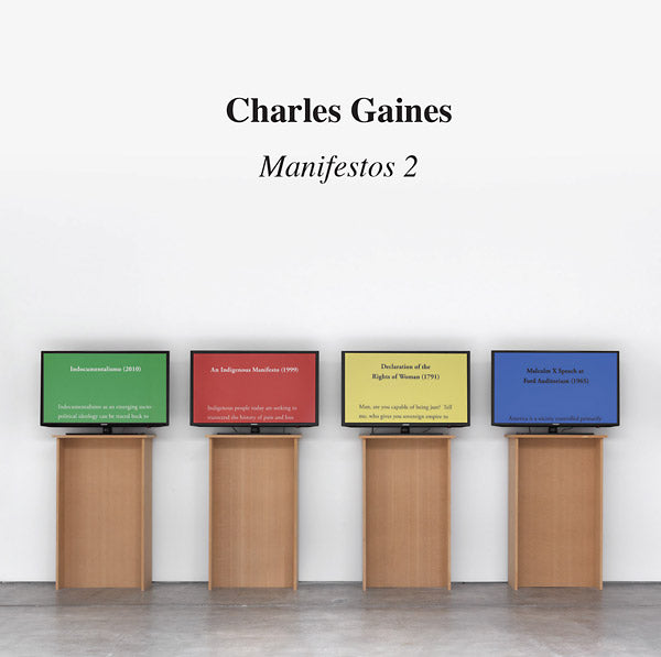 CHARLES GAINES - Manifestos 2 [CD]