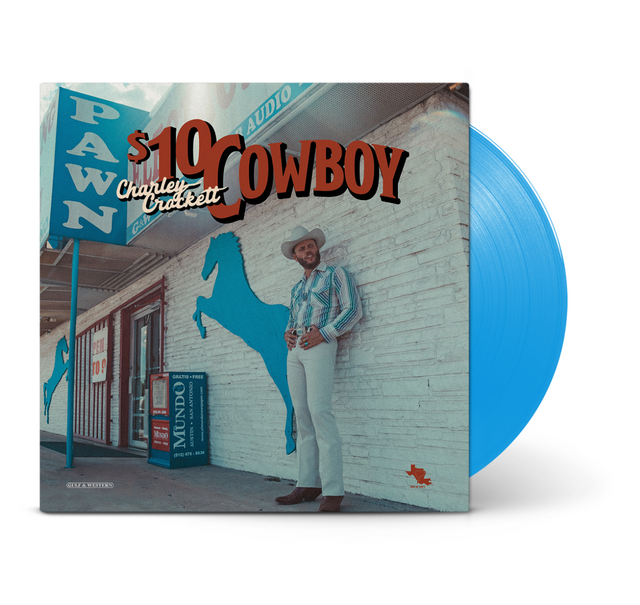 Charley Crockett - $10 Cowboy (Indie Exclusive, Opaque Sky Blue Colored Vinyl) [Vinyl]