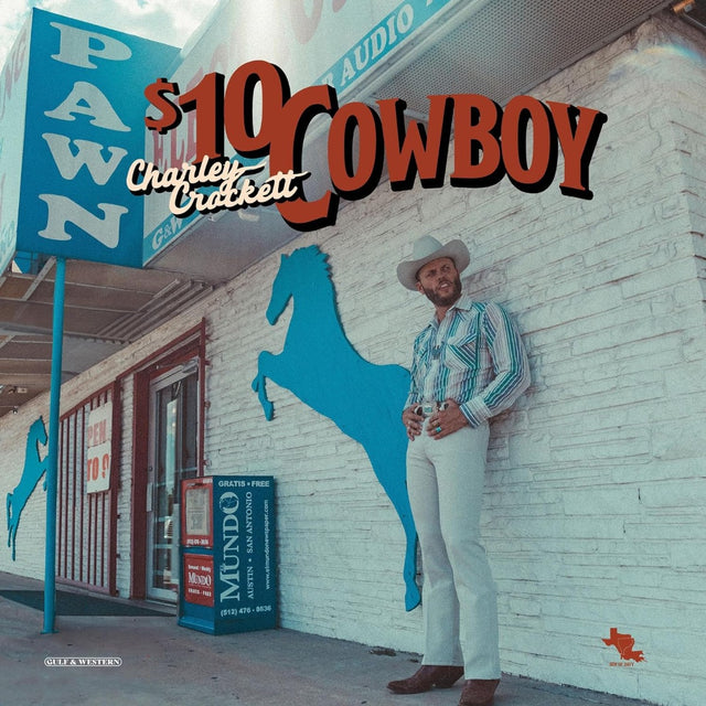 Charley Crockett - $10 Cowboy (Indie Exclusive, Opaque Sky Blue Colored Vinyl) [Vinyl]