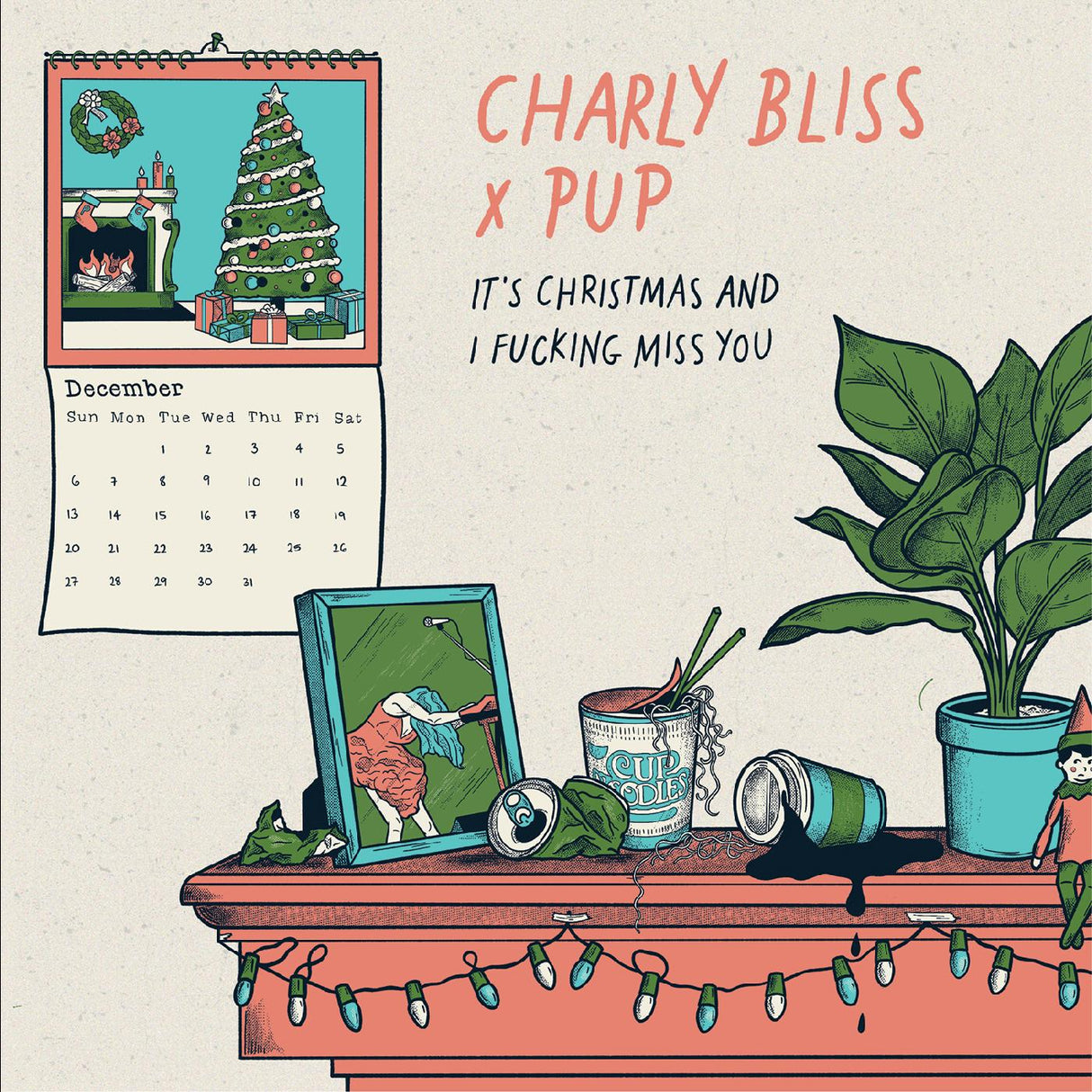 It's Christmas and I Fucking Miss You (featuring PUP) (BLUE VINYL) [Vinyl]