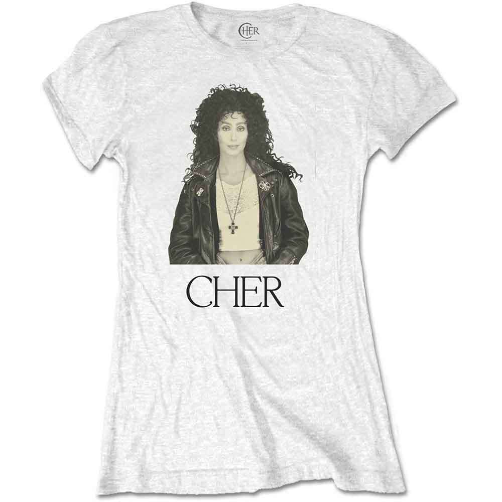 Cher Leather Jacket [T-Shirt]