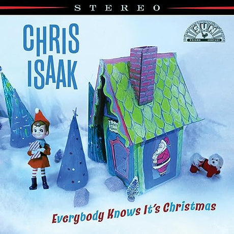 Chris Isaak Everybody Knows It's Christmas (Deluxe) [Spring Green/Bone White Swirl LP] Vinyl - Paladin Vinyl
