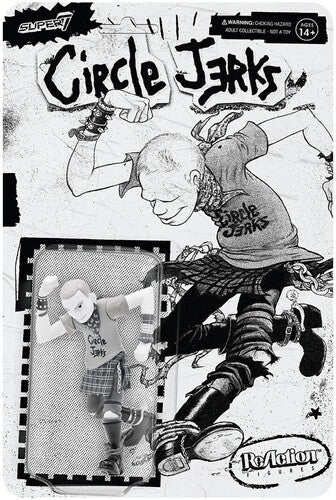 Super7 - Circle Jerks ReAction Figure Wave 1 - Skank Man (Grayscale) (Collectible, Figure, Action Figure) [Action Figure]