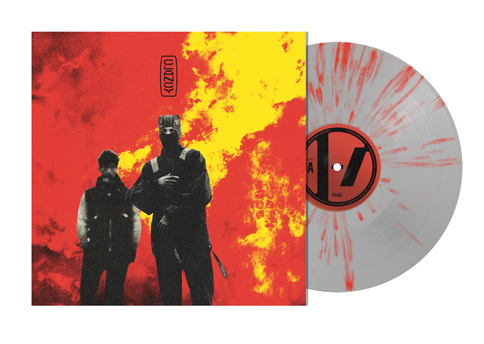 Twenty One Pilots - Clancy (exclusivo independiente, transparente con salpicaduras rojas opacas) [vinilo]
