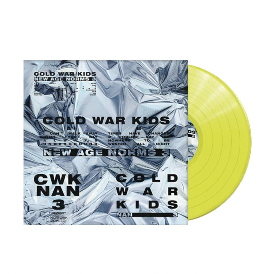 Cold War Kids - New Age Norms 3 (Limited Edition, Neon Yellow Colored Vinyl) [Vinyl] - Paladin Vinyl