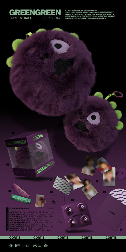 CORTIS - Greengreen [Cortis Ball Acai Ver.] [CD]