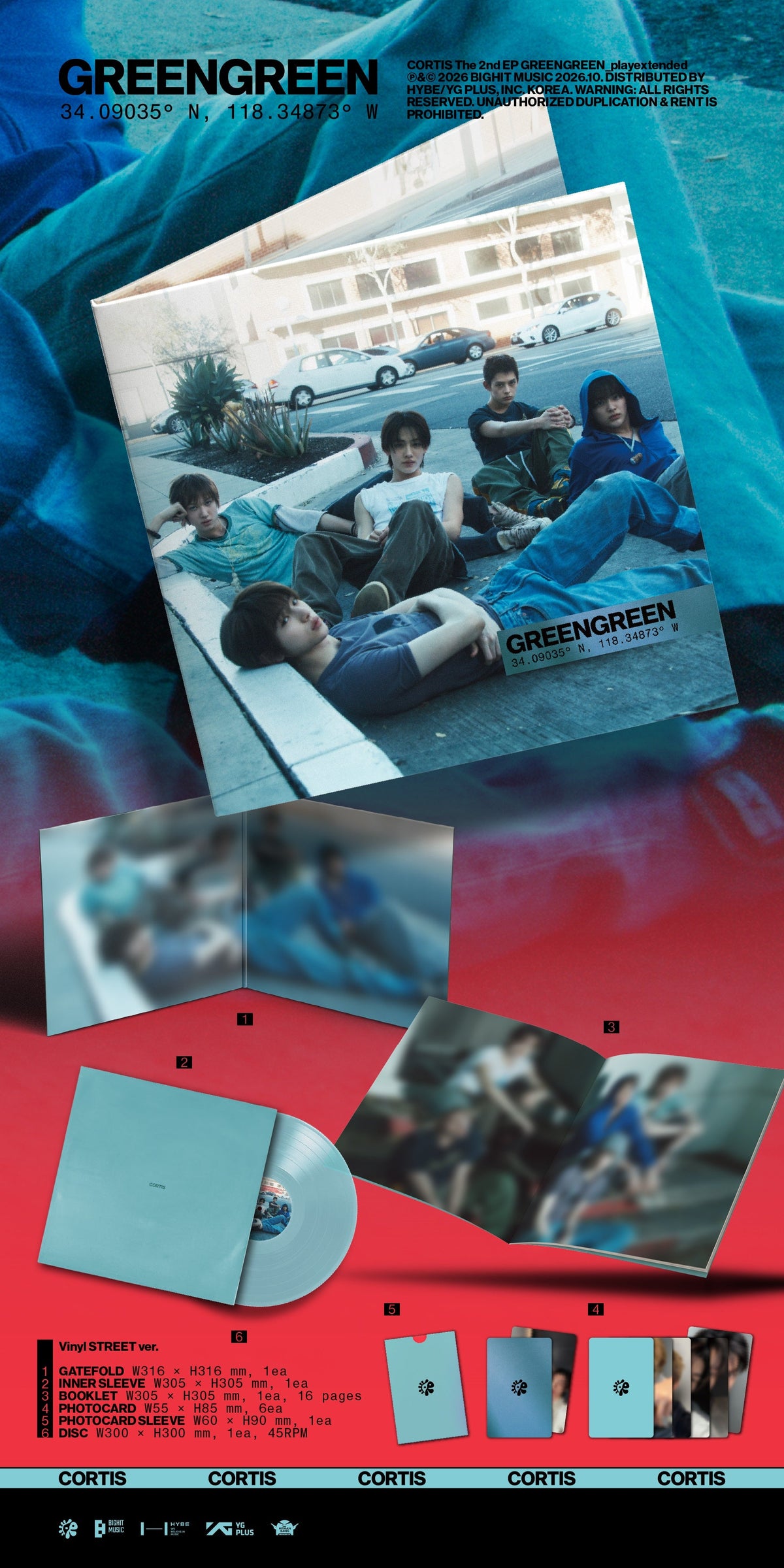 GREENGREEN_playextended (Limited, Vinyl STREET ver.) [LP] [Vinyl]