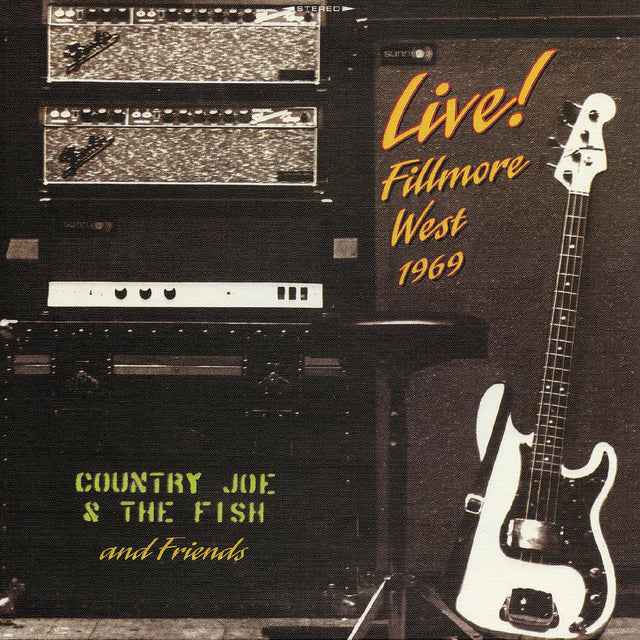 Country Joe &amp; The Fish and Friends - Live! Fillmore West 1969 (edición limitada de vinilo amarillo de 2 LP por el 50.° aniversario) [Vinilo]