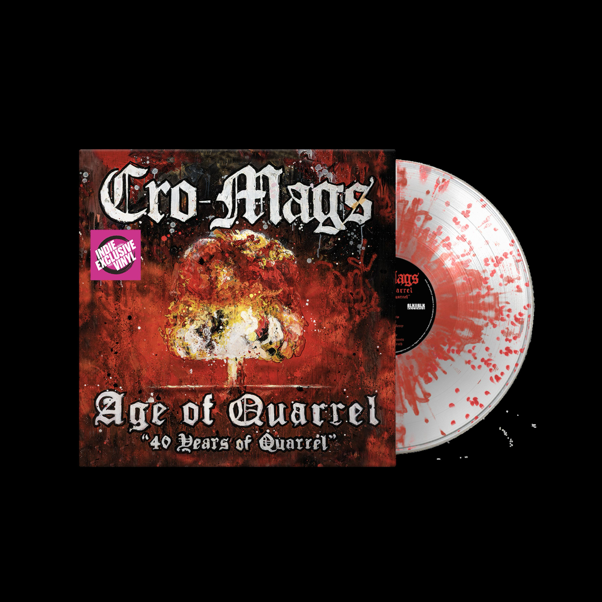 Cro-Mags - Age Of Quarrel: 40 Years Of Quarrel (Indie Exclusive) [Crystal Red Splatter] [Vinyl]