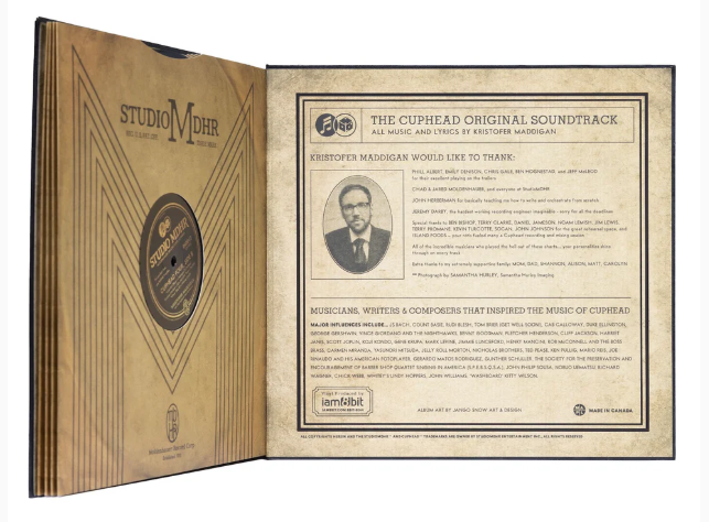 Cuphead Deluxe Soundtrack (4LP) [Vinyl]