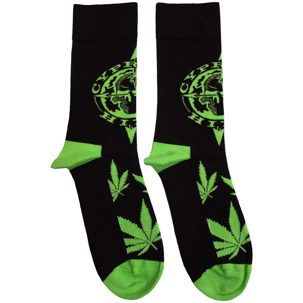 Cypress Hill Logo & Leaves [Socks]