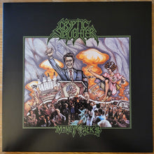 Cryptic Slaughter - Money Talks (Black Ice W/ Olive Green, Bone White & Halloween Orange Splatter LP Vinyl)