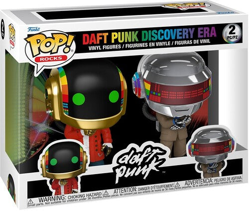 Daft Punk - Funko POP! Rocks: Daft Punk - Discovery Era 2-Pack (Vinyl Figure, Collectible, 2 Pack) [Action Figure]