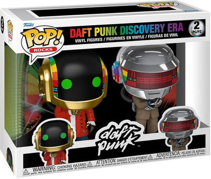 Daft Punk - Funko POP! Rocks: Daft Punk - Discovery Era 2-Pack (Vinyl Figure, Collectible, 2 Pack) [Action Figure]