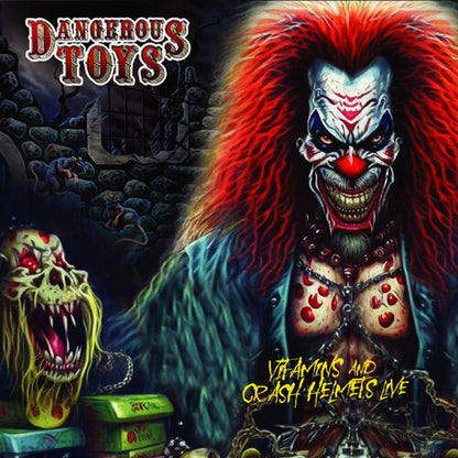 Dangerous Toys - Vitamins &amp; Crash Helmets: Live (Vinilo de color, rojo, remasterizado) (2 LP) [Vinilo]
