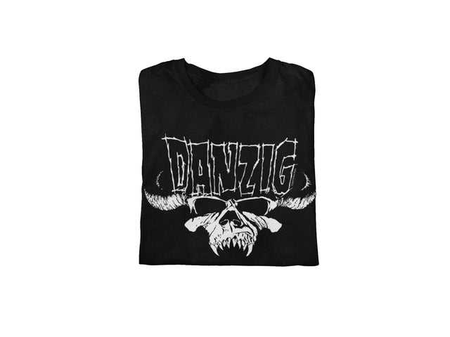 Danzig - Logo Skull Jumbo Print T-Shirt