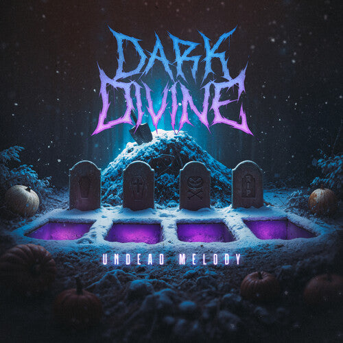 Dark Divine - Undead Melody [Purple & Black Butterfly W/ Blue & White Splatter] [Vinyl]