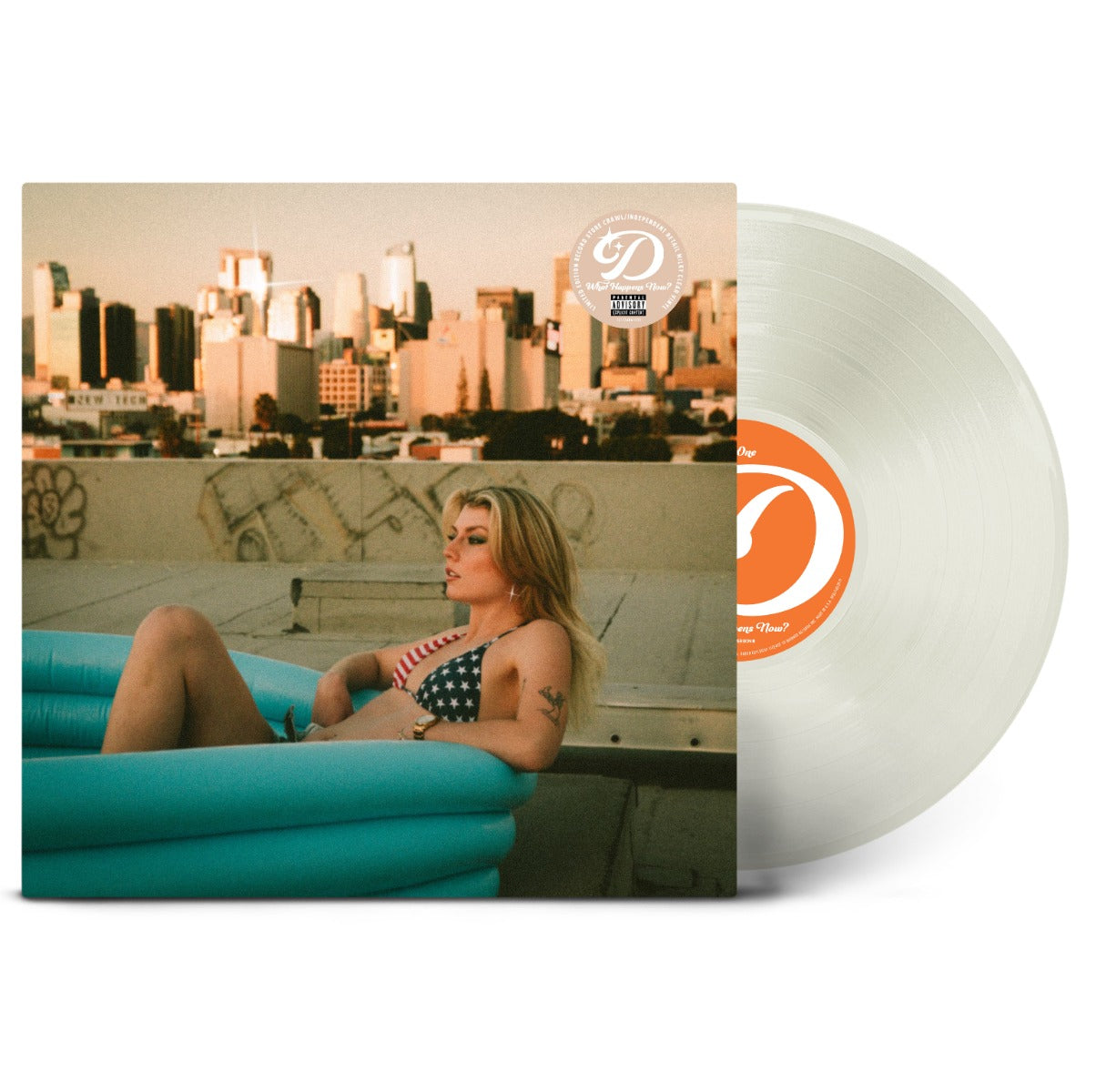 Dasha - What Happens Now? [Contenido explícito] (Exclusiva indie, vinilo transparente lechoso) [Vinilo]