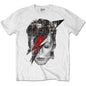 David Bowie Halftone Flash Face [T-Shirt]