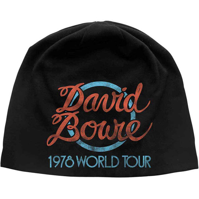 David Bowie - World Tour Logo JD Print [Beanie]