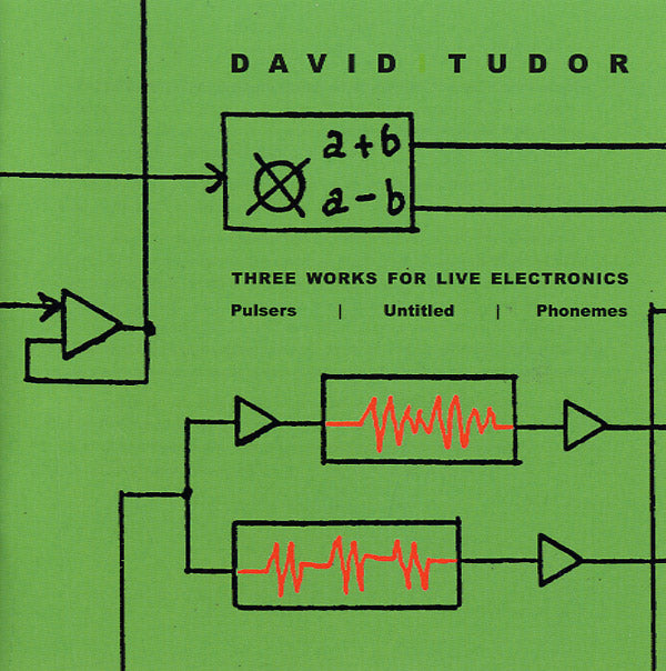 DAVID TUDOR - Three Works For Live Electronics [CD]