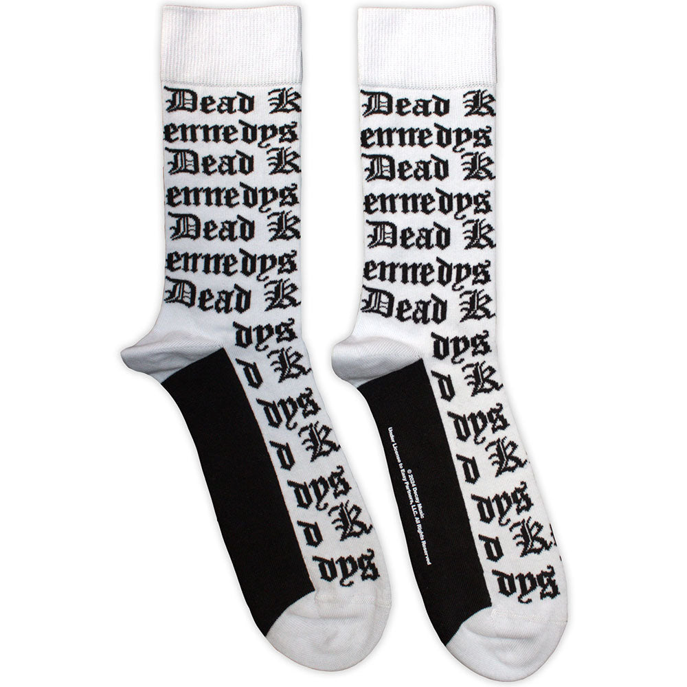 Dead Kennedys Gothic Logo Pattern [Socks]