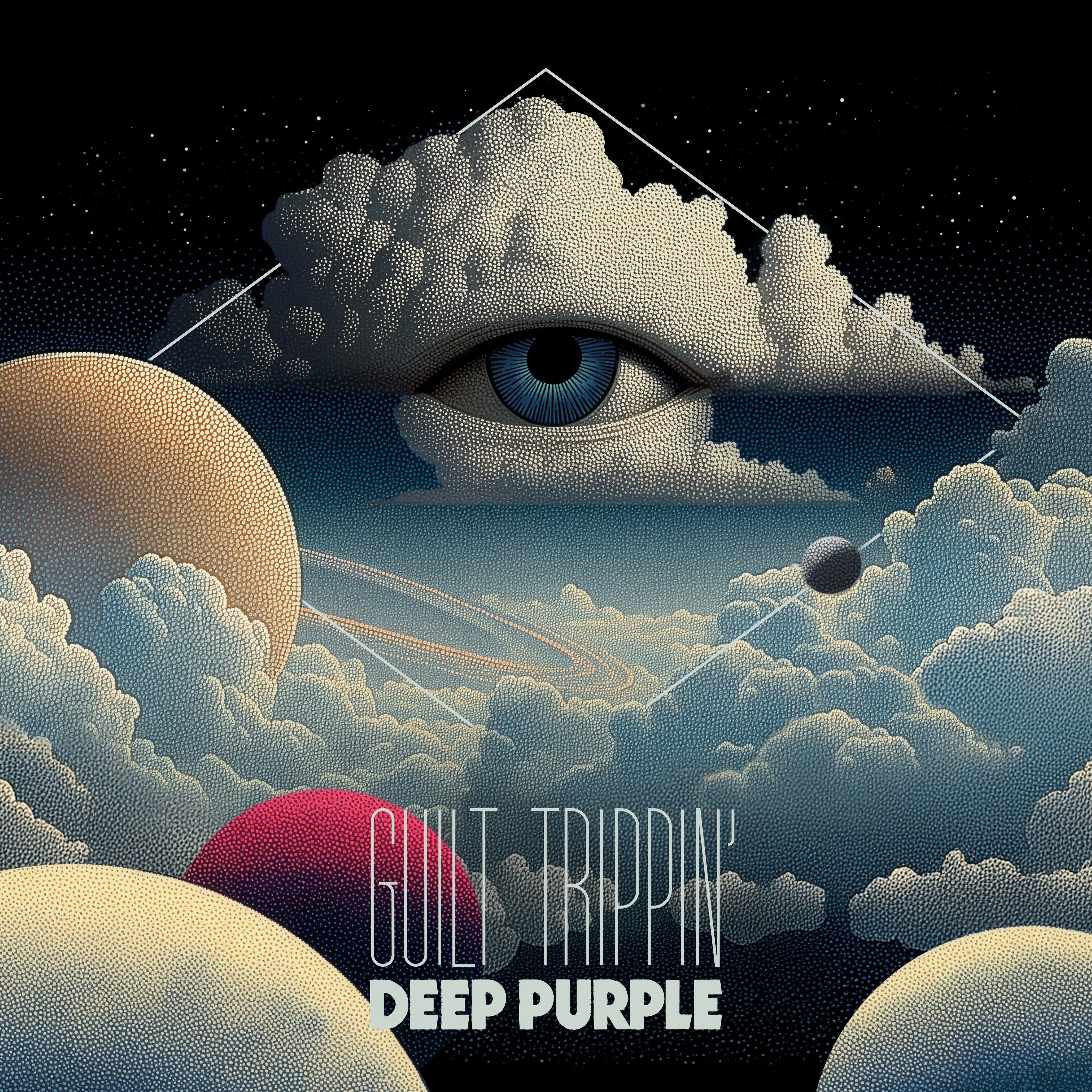 Deep Purple - Guilt Trippin' (Limited) (Silver/Blue Splatter 12" Maxi Single) [Vinyl]