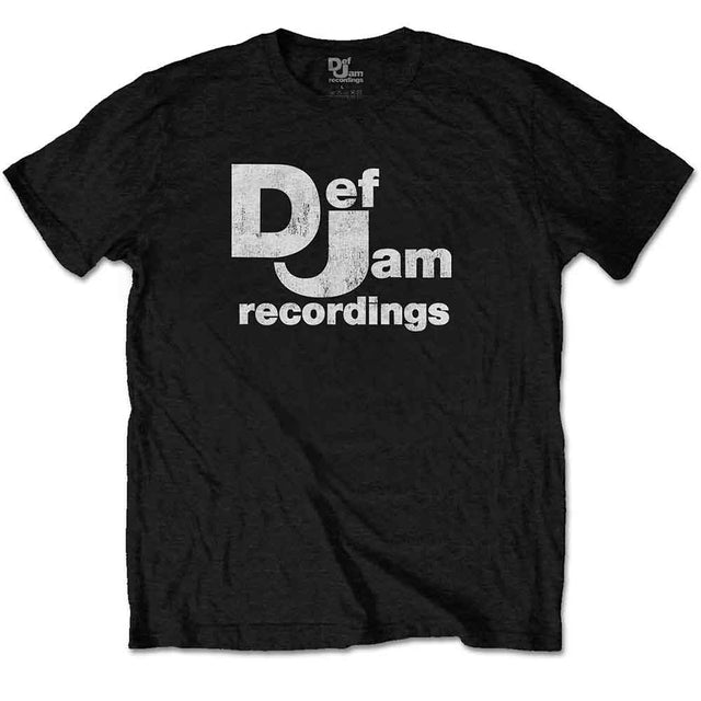 Def Jam Recordings - Camiseta con el logotipo clásico