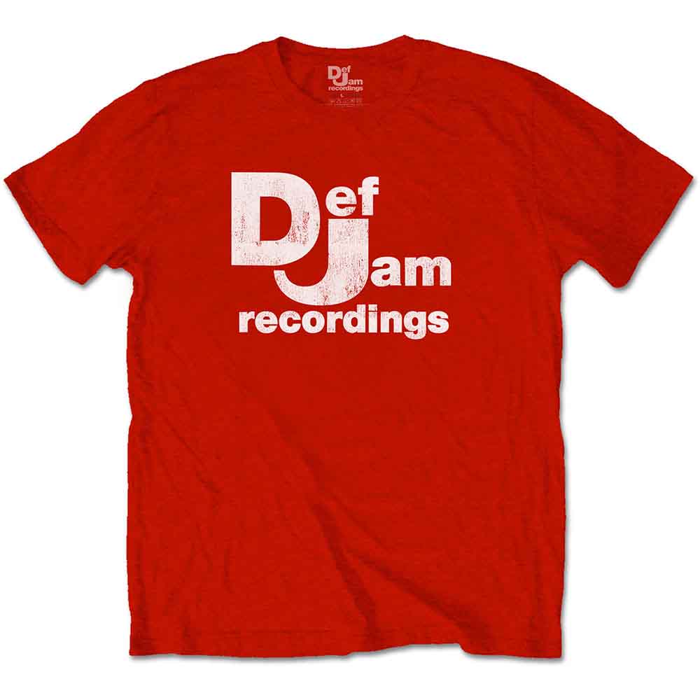 Def Jam Recordings - Camiseta con el logotipo clásico